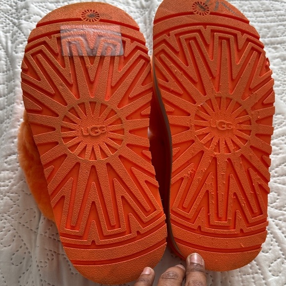 UGG Disco Wildflower Orange Knot Slide Slipper Shoes US 7 - Picture 7 of 9